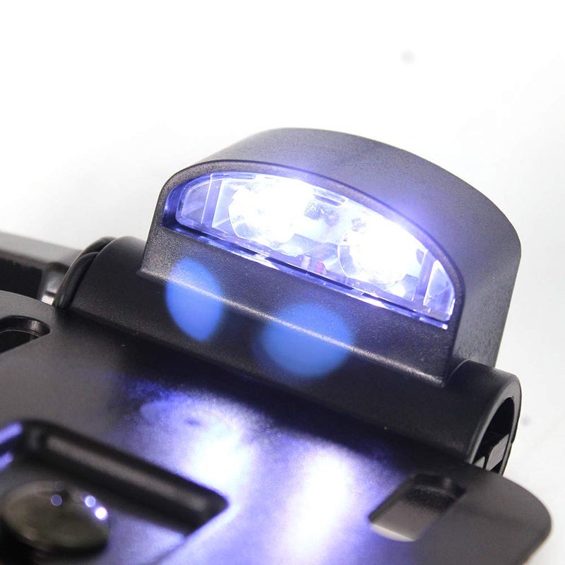 AQIMY Motorcycle LED Light License Plate Frames Side Mount License Plate Holder for Harley Forty Eight Sportster XL1200 XL 883L - Image 2